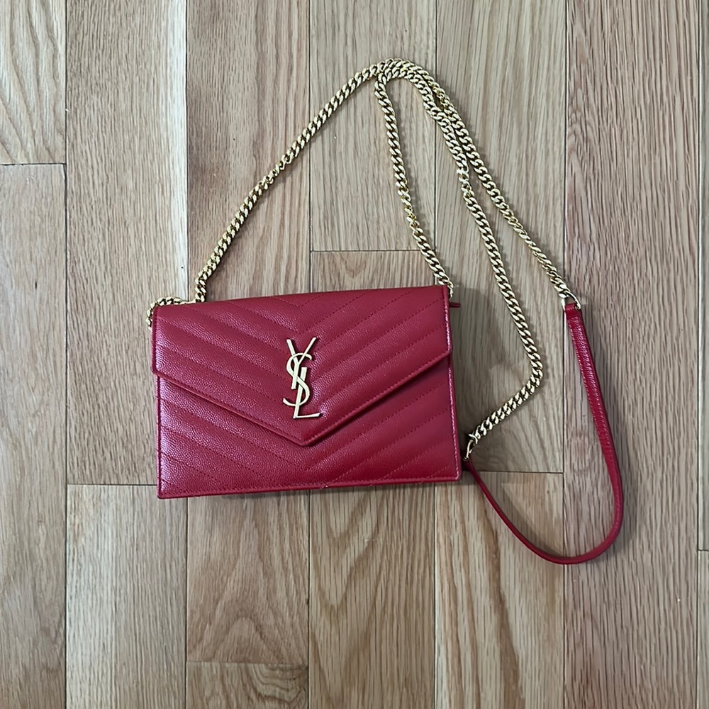 Saint Laurent wallet on chain bag